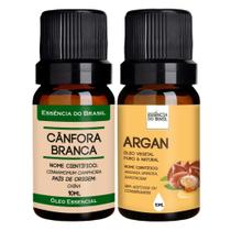 Kit Óleo Essencial Cânfora + Argan 10ml - Brasil