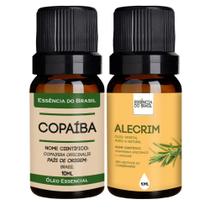 Kit Óleo Essencial Copaíba + Óleo Vegetal de Alecrim 10ml - Essência do Brasil