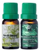 Kit Óleo Essencial De Melaleuca E Copaíba 100% Puro - RHR