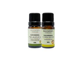 Kit óleo essencial de melaleuca e resina de copaíba 10ml belezanatu Kit óleo essencial de melaleuca e resina de copaíba 10ml belezanatu