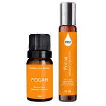 Kit Óleo Essencial Focar + Pronto P/ Uso Roll On 10ml Kit Óleo Essencial Focar + Pronto P/ Uso Roll On 10ml