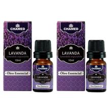 Kit Oleo essencial lavanda para aromaterapia 2un 10ml Chamel Kit Oleo essencial lavanda para aromaterapia 2un 10ml Chamel