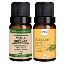 Kit Óleo Essencial Menta Spicata + Vegetal de Alecrim 10ml Kit Óleo Essencial Menta Spicata + Vegetal de Alecrim 10ml