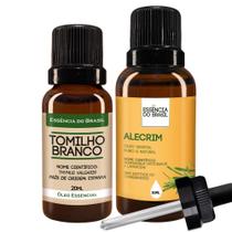 Kit Óleo Essencial Tomilho 20ml + Óleo Vegetal Alecrim 30ml