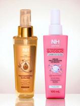 Kit Oleo Extraordinário Tratamento Sublime E Sérum Capilar Glycolic Proteção Térmica E Brilho New Hair Kit Oleo Extraordinário Tratamento Sublime E Sérum Capilar Glycolic Proteção Térmica E Brilho New Hair
