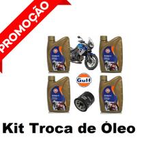 Kit Óleo/filtro Gulf 10w40 100% Sintético Triumph Tiger 800