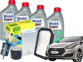 Kit Óleo Filtros HB20 1.6 16v 2013 a 2019 MANN-FILTER Kit Óleo Filtros HB20 1.6 16v 2013 a 2019 MANN-FILTER