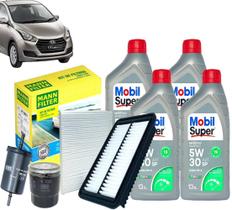 Kit Óleo Filtros Hyundai HB20 1.0 12v Ar Óleo Comb Cabine Kit Óleo Filtros Hyundai HB20 1.0 12v Ar Óleo Comb Cabine