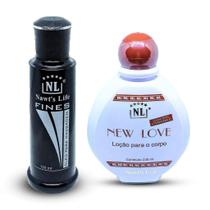 Kit Óleo Fines 150ml + Loção Hidratante New Love 230ml Nawts