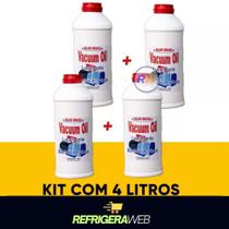 Kit Óleo Lubrificante Para Bomba De Vácuo Vacuum 46 Refrigeração