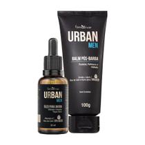 Kit Óleo para Barba e Creme Balm Pós Barba 100g Urban Men