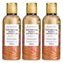 Kit Óleo para Massagem Íntima Sensual Quente (3 unidades)