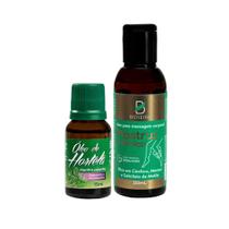 Kit Óleo para Massagem Mastruz e Arnica 110mL + Óleo de Hortelã 15mL BioSeiva - Relaxamento Diário