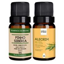 Kit Óleo Pinho Sibéria + Alecrim 10ml - Essência Brasil