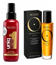 Kit Óleo Revlon Orofluido Elixir 30ml E Uniq One Leave-in 150ml Kit Óleo Revlon Orofluido Elixir 30ml E Uniq One Leave-in 150ml