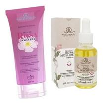 Kit Oleo + Sabonete Rosa Mosqueta Clareador Facial Skincare