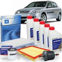Kit Oleo Sintetico 5w30 Filtros Ar Combustivel Ac Pecas Genuinas Gm Astra 2005 A 2011 Kit1558