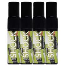 Kit Óleo Spray para Massagem Shock Plus Menta (4 unidades) Kit Óleo Spray para Massagem Shock Plus Menta (4 unidades)