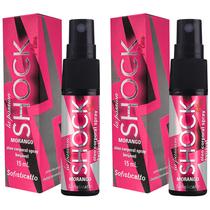 Kit Óleo Spray Shock Plus Morango (2 unidades)