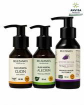 Kit Óleo Vegetal de Ojon Alecrim e Semente de Uva 100% Puro BelezaNatu Kit Óleo Vegetal de Ojon Alecrim e Semente de Uva 100% Puro BelezaNatu