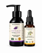Kit Óleo Vegetal de Semente de Uva e Jojoba Cabelo Perfeito 100 Puro Kit Óleo Vegetal de Semente de Uva e Jojoba Cabelo Perfeito 100 Puro