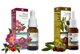 Kit Óleo Vegetal Jojoba 20ml e Óleo Vegetal Rosa Mosqueta 20ml - WNF