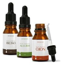 Kit Óleo Vegetal Ojon, Alecrim, Castor Oil Capilar 30ml