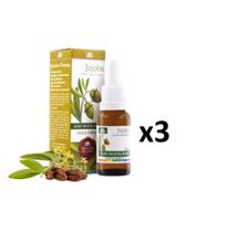 Kit Óleo Vegetal Puro Jojoba Face & Cabelos WNF 20ml 3uni