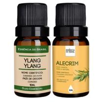 Kit Óleo Ylang Ylang + Óleo Alecrim 10ml - Essência Brasil
