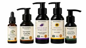 Kit Óleos Capilares - Ojon Jojoba Girassol Abacate e Semente de Uva 100% Puro BelezaNatu
