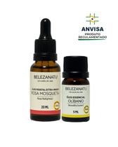 Kit Óleos de Rosa Mosqueta 20ml e Olíbano 5ml 100 Puro BelezaNatu Kit Óleos de Rosa Mosqueta 20ml e Olíbano 5ml 100 Puro BelezaNatu