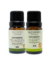 Kit Óleos essenciais Melaleuca e Alecrim 10ml Belezanatu Kit Óleos essenciais Melaleuca e Alecrim 10ml Belezanatu
