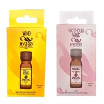 Kit Óleos Perfumados Wind Mystery Patchouli+Almíscar Selvagem 5ml - Rugól