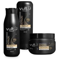 Kit Óleos Poderosos Nutrição Shampoo + Condicionador + Máscara - Vult