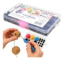 Kit Olhos E Nariz - Amigurumi - 560 Peças - Ohos E Nariz - F