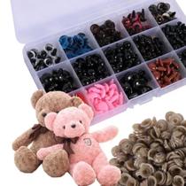 Kit Olhos e Nariz Para Amigurumi Pelúcia Boneco 280 peças Kit Olhos e Nariz Para Amigurumi Pelúcia Boneco 280 peças