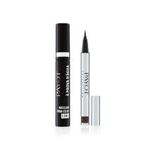 Kit Olhos Máscara Cílios A Prova D'Água + Caneta Delineadora