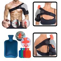 Kit Ombreira Ortopedica Com Bolsa Termica Compressa Quente Frio