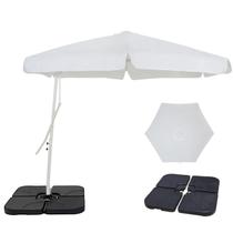 Kit Ombrelone Lateral Suspenso 3m Oslo Com Alavanca + Base 60L Quadrada - Belfix