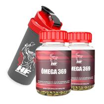 Kit Ômega 3-6-9 1000Mg Hf Suplements 2X120Caps+Coqueteleira