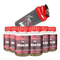 Kit Ômega 3-6-9 1000Mg Hf Suplements 6X120Caps+Coqueteleira