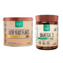 Kit Ômega 3 (60 cáps) + Nutri Yeast Flakes (100g) - Nutrify