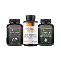 Kit Omega 3 + Capilopek + Energy Senior