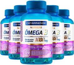 Kit omega 3 catarinense 1000mg 600 cápsulas