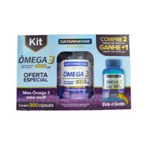 Kit Ômega 3 Catarinense 1000mg com 120 cápsulas + Ômega 3 1000mg com 60 cápsulas Kit Ômega 3 Catarinense 1000mg com 120 cápsulas + Ômega 3 1000mg com 60 cápsulas