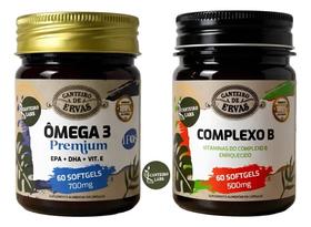 Kit Ômega 3 Complexo B Suplementos Essenciais Dia A Dia
