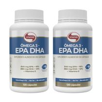 Kit Ômega 3 EPA DHA 120 Cápsulas Vitafor