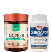Kit Omegafor Plus 60 Capsulas + Magnesio 1400mg