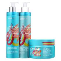 Kit Ondulados Cacheados Shampoo + Cond. + Máscara Amend