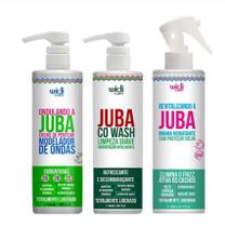 Kit Ondulando A Juba 500ml + Co Wash Limpeza Suave 500ml + Revitalizando Bruma Hidratante 300ml Widi Care